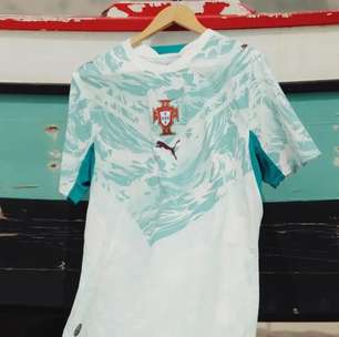Portugal revela nova camisa alternativa com inspiração marítima