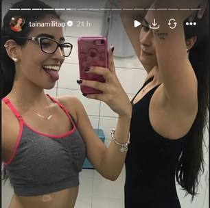 Antes e depois: Tainá Militão mostra como era seu corpo e surpreende