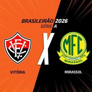 Vitória x Mirassol, AO VIVO, com a Voz do Esporte, às 17h
