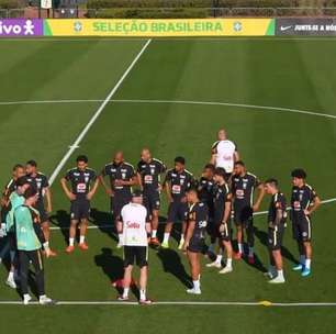 Com ausências, Seleção faz primeiro treino antes de enfrentar a França