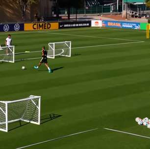 João Pedro erra gol inacreditável sem goleiro durante treino da Seleção