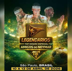 Neymar vai participar dos Legendários? Entenda edição especial de 'amigos' do atleta