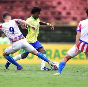 Com três gols de pênalti, Brasil Sub-20 vence o Paraguai Sub-20 novamente