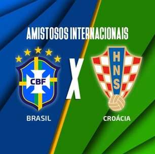 Brasil x Croácia, AO VIVO, com a Voz do Esporte, às 19h30