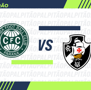 Coritiba x Vasco: prováveis escalações, arbitragem, onde assistir e retrospecto