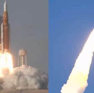 Veja o momento do lançamento da Artemis II, da Nasa, em 1ª missão tripulada à Lua em 50 anos