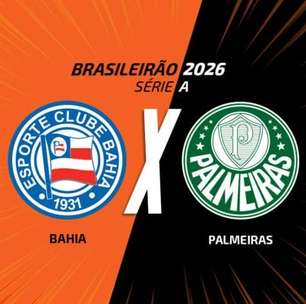 Bahia x Palmeiras, AO VIVO, com a Voz do Esporte, às 18h