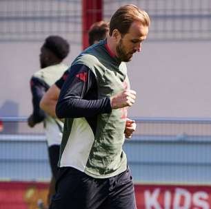 Harry Kane volta aos treinos e está relacionado para enfrentar o Real Madrid