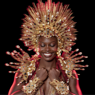 Carnaval vira alta-costura em exposição no Rio Fashion Week