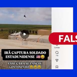 Vídeo não mostra captura de soldado americano pelo Irã, e sim militares da Líbia amparando colega