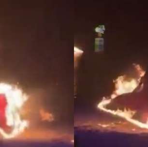 URGENTE! Incêndio deixa dançarina com o corpo em chamas; veja como ela está