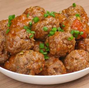 Almôndegas sem fritar: veja como preparar essa opção saborosa, suculenta e muito saudável