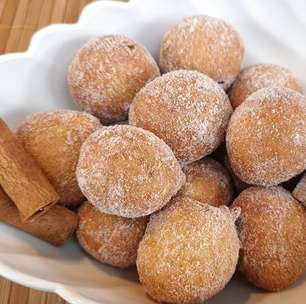 Bolinho de chuva recheado, uma delícia com recheio de brigadeiro que é apaixonante