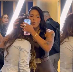 Ana Castela faz piada com altura de Simone Mendes e sugere salto gigante: 'Alguém avisa'