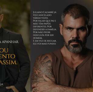 Juliano Cazarré cria curso para homens e é detonado por atores da TV Globo: 'É tanto convencimento'