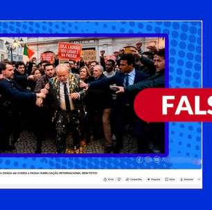 Imagens de Lula recebendo 'chuva de ovos' em Portugal foram criadas com IA