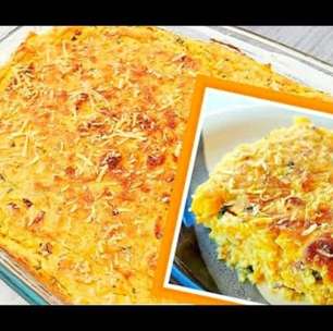 Suflê de cenoura com calabresa, que fica leve e saboroso, para variar o seu cardápio