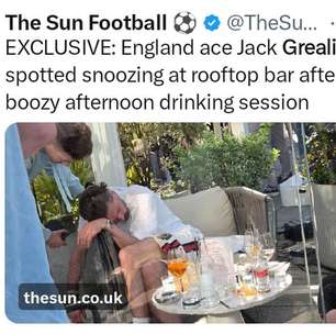 Astro do futebol inglês é flagrado embriagado em bar após noite de festa