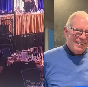 Homem flagrado comendo durante ataque a tiros em jantar com Trump explica reação: 'Estava assistindo'