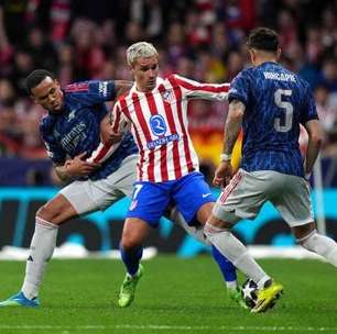 Atlético de Madrid e Arsenal empatam e deixam semifinal da Champions em aberto