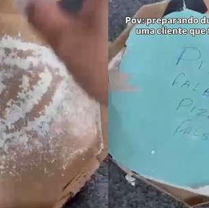 Pizzaria viraliza ao enviar 'pizza de entulho' em resposta a golpe do falso Pix em Minas Gerais