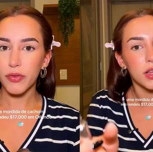 Influenciadora brasileira leva susto com conta de R$ 84 mil após mordida de cachorro nos EUA