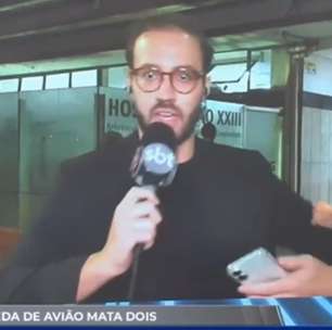 Repórter é agredido por homem que dá tapa em câmera durante telejornal ao vivo