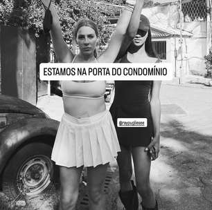 Influencer chega de helicóptero na casa de Jojo Todynho e cobra briga: 'Estamos na porta'