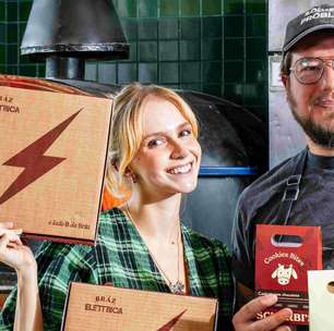 Bráz Elettrica e Isa Scherer criam pizza doce inspirada nos cookies da Scherbi's