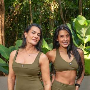 Ana Castela faz ensaio de moda fitness com a mãe e o shape impressiona