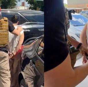 Vídeo mostra momento em que empresária suspeita de torturar empregada doméstica é presa