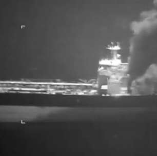 EUA divulgam novas imagens de ataque a petroleiros no Estreito de Ormuz durante cessar-fogo