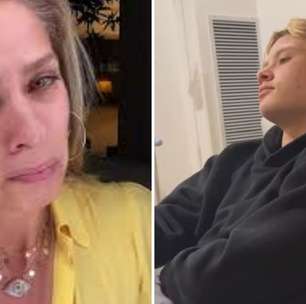 Adriane Galisteu termina Dia das Mães no hospital com o filho: 'Fraturou'