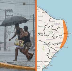 Em novo alerta, Inmet prevê chuvas fortes em 51 cidades de PE até a terça (12); veja quais