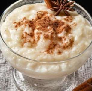 Arroz doce cremoso sem leite: rápido, saboroso e saudável