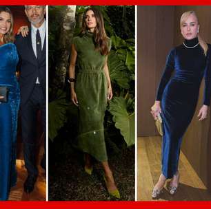 É tempo de veludo! Veja looks de Angelica, Fiorentino, Tatá, Flávia e mais