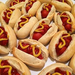 Mini cachorro-quente perfeito para servir na festa junina