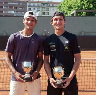 Leonardo Storck e Guto Miguel levam o título nas duplas em Milão e seguem para Roland Garros