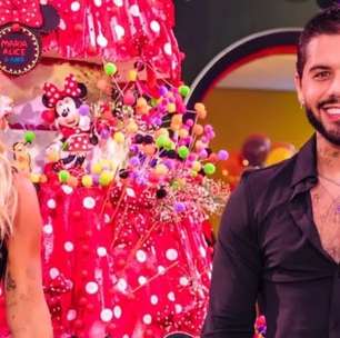 Virginia e Zé Felipe juntos de novo, 1 ano após separação? Atitude suspeita do cantor na festa de luxo de filha reforça tese de reconciliação e web provoca Vini Jr.: 'Fica bem'