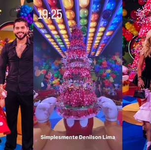 Bolo gigante da festa de Maria Alice, filha de Virginia e Zé Felipe, tem 3 metros de altura; saiba detalhes