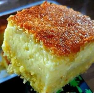 Bolo de milho de liquidificador