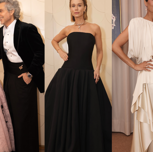 Renda dramática, seda plissada e black tie moderno: Marina Ruy Barbosa e Alexandre Nero se reencontram em noite de gala com Mariana Ximenes, Camila Pitanga e outros famosos