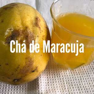 Como fazer chá de maracujá com casca e polpa
