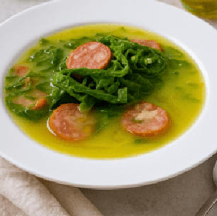 Caldo verde tradicional: direto de Portugal para sua mesa