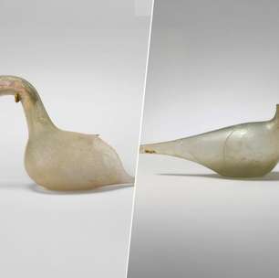 Há 2.000 anos, os romanos vendiam perfumes em pombas de vidro que só abriam ao quebrar o pescoço