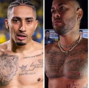 Da família à fé: craques da Seleção Brasileira compartilham paixão por tatuagens