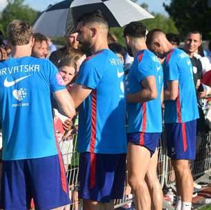 Croácia atrai multidão em primeiro treino nos Estados Unidos