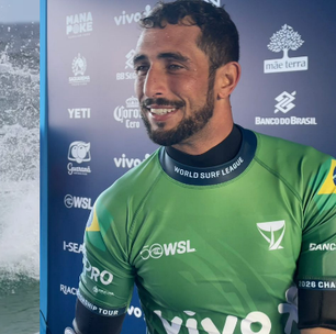 Chumbo cai na estreia, mas destaca realização pessoal em Saquarema: 'Estava me divertindo'