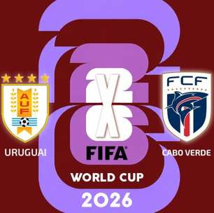 Uruguai x Cabo Verde, AO VIVO, com comentários e estatísticas a partir das 18h