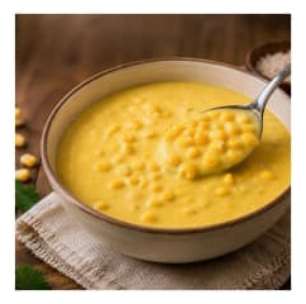 Creme de milho sem leite, cremoso e rápido